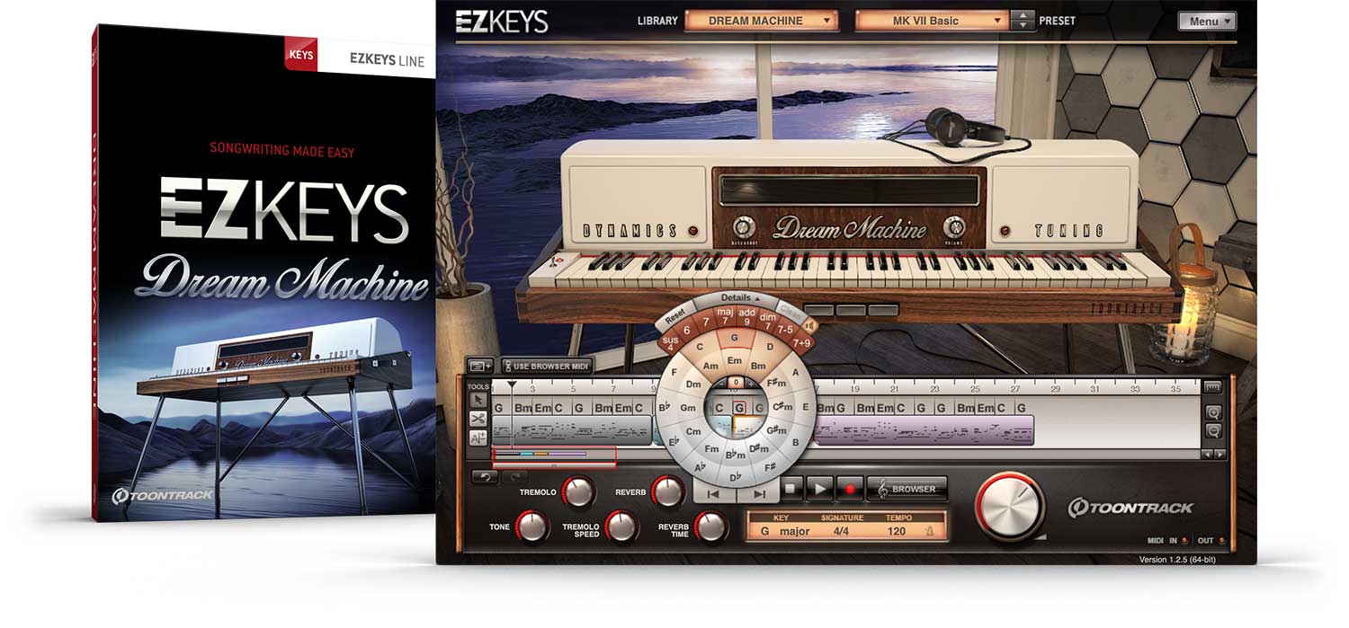 Toontrack EKX  EZkeys -  Dream Machine